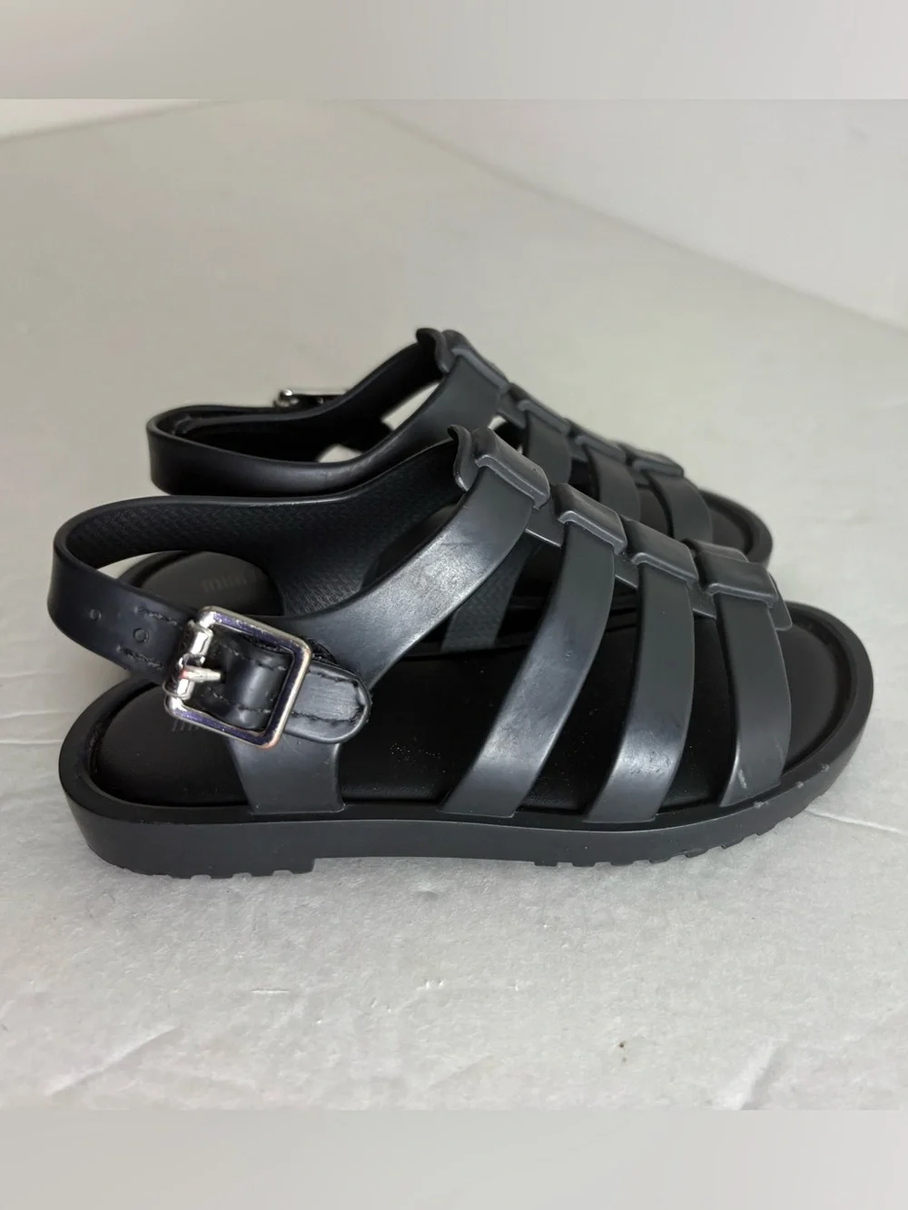 Mini Melissa Flox BB Black Sandal Toddler 8